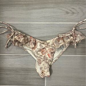 Montce Uno Ruffle Bows Bikini Bottom size Small